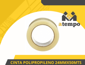 CINTA POLIPROPILENO 24MMX50MTS SIN IMPRESION