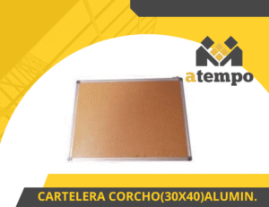 CARTELERA CORCHO(30X40)ALUMIN. AR