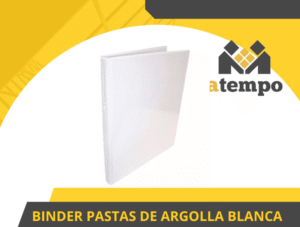 BINDER PASTAS DE ARGOLLA BLANCA 0,5" EN D
