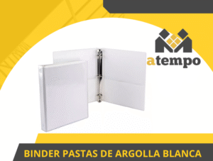 BINDER PASTAS DE ARGOLLA BLANCA 0,5" EN O