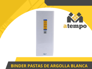 BINDER PASTAS DE ARGOLLA BLANCA 2,5" EN D