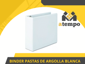 BINDER PASTAS DE ARGOLLA BLANCA 3,5" EN D
