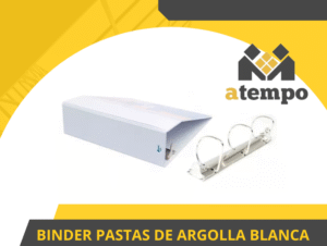 BINDER PASTAS DE ARGOLLA BLANCA 4,0" EN D