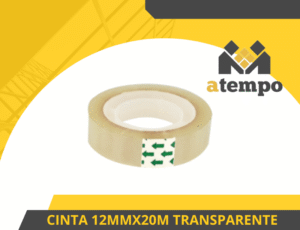 CINTA 12MMX20M TRANSPARENTE