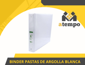 BINDER PASTAS DE ARGOLLA BLANCA 1,5" EN O
