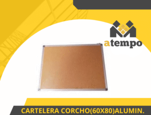CARTELERA CORCHO(60X80)ALUMIN. AR
