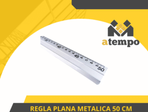 REGLA PLANA METALICA 50 CM