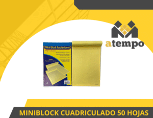 MINIBLOCK CUADRICULADO 50 HOJAS