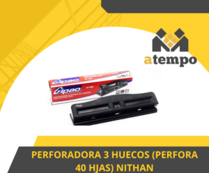 PERFORADORA 3 HUECOS (PERFORA 40 HJAS)