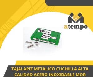TAJALAPIZ METALICO CUCHILLA ALTA CALIDAD ACERO INOXIDABLE