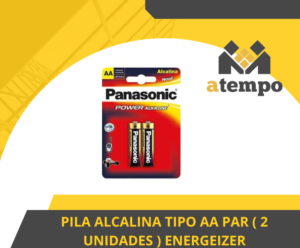 PILA ALCALINA TIPO AA PAR ( 2 UNIDADES )