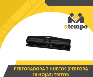 PERFORADORA 3 HUECOS (PERFORA 16 HOJAS)