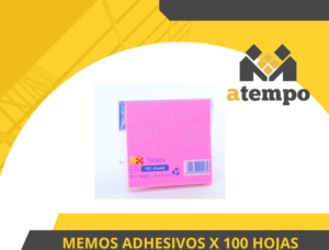 MEMOS ADHESIVOS X 100 HOJAS 75X75