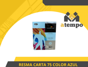 RESMA CARTA 75 COLOR AZUL
