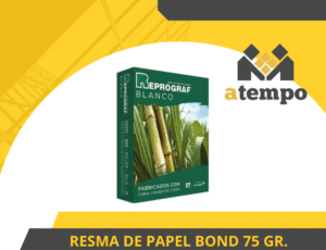RESMA DE PAPEL BOND 75 GR. TAMAÑO CARTA