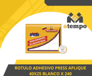 ROTULO ADHESIVO 40X25 BLANCO X 240